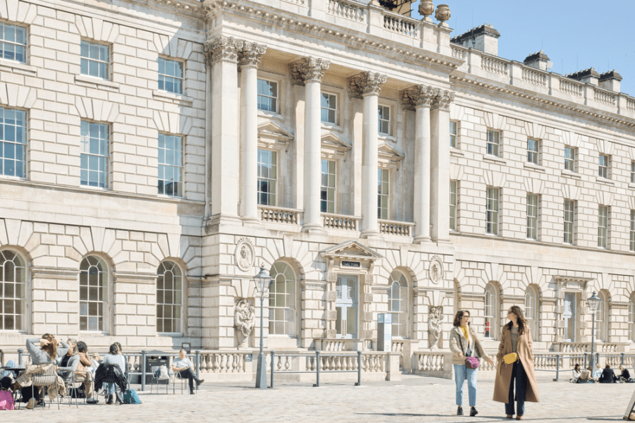 The Edmond J. Safra Fountain Court at Somerset House