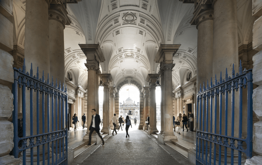 The Edmond J. Safra Fountain Court at Somerset House
